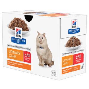 Hill's PRESCRIPTION DIET c/d Multicare Stress Sachet Repas pour Chat