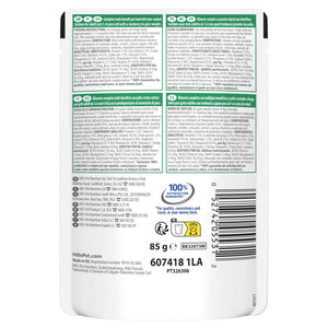 Hill's VET ESSENTIALS MULTI-BENEFIT + Low Fat + High Fibre Sachet repas pour Chat Adulte au Poulet lentement mijoté