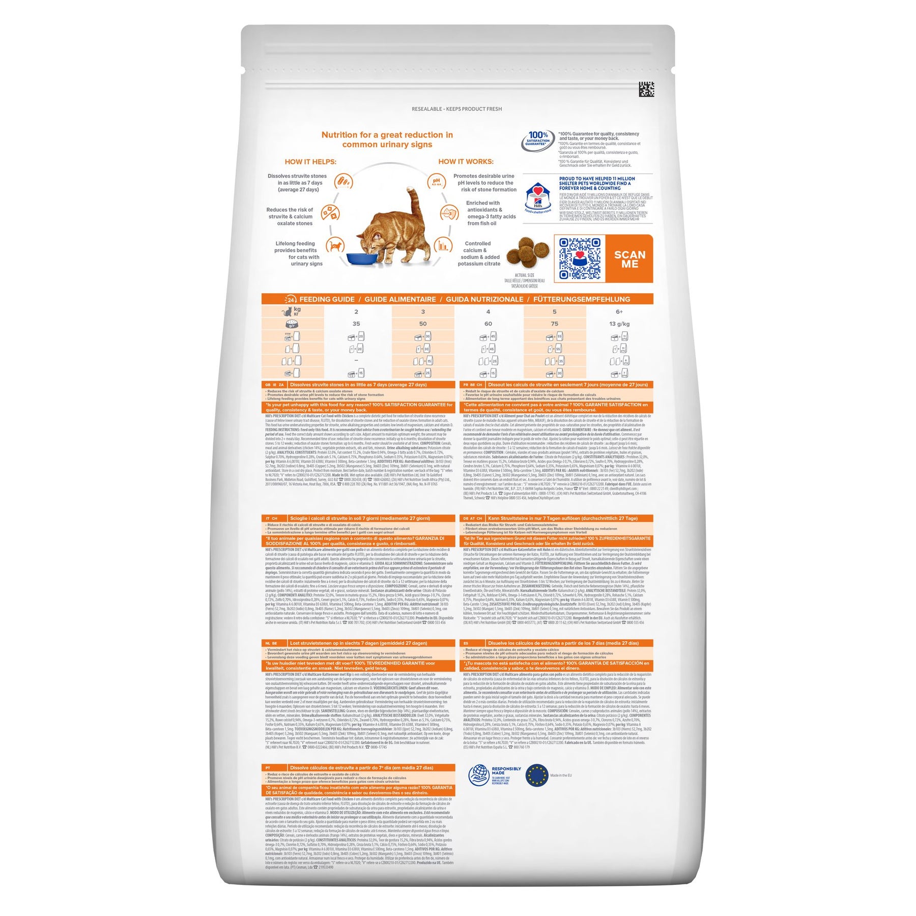 Hill's Prescription Diet c/d Multicare Katzenfutter mit Huhn