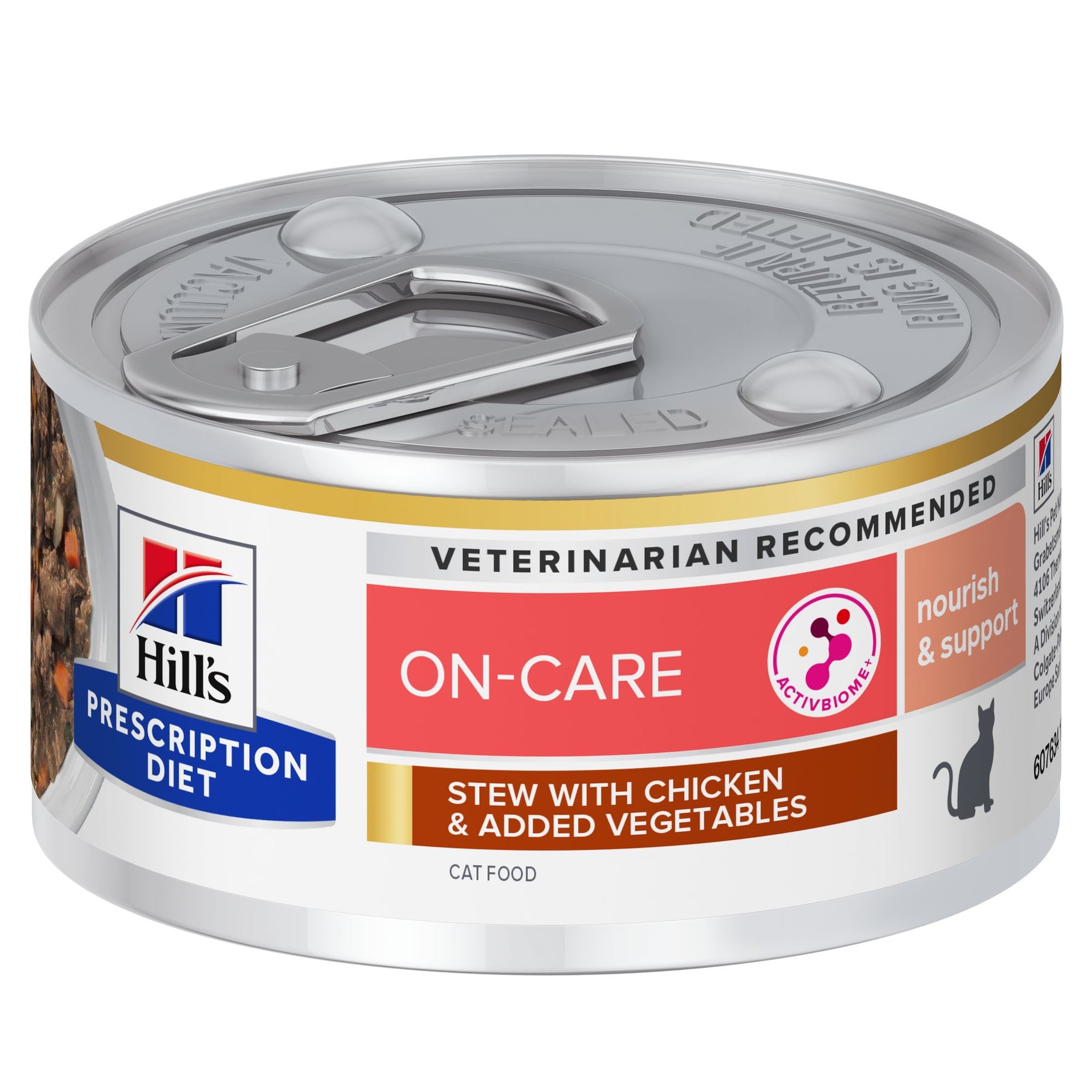 Hill's Prescription Diet ON-Care Ragout für Katzen mit Huhn und zugefügtem Gemüse