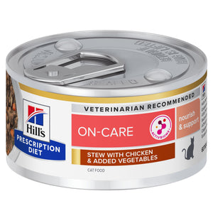 Hill's Prescription Diet ON-Care Ragout für Katzen mit Huhn und zugefügtem Gemüse