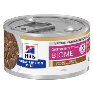 Hill's Prescription Diet Gastrointestinal Biome Stress Ragout für Katzen mit Huhn & zugefügtem Gemüse
