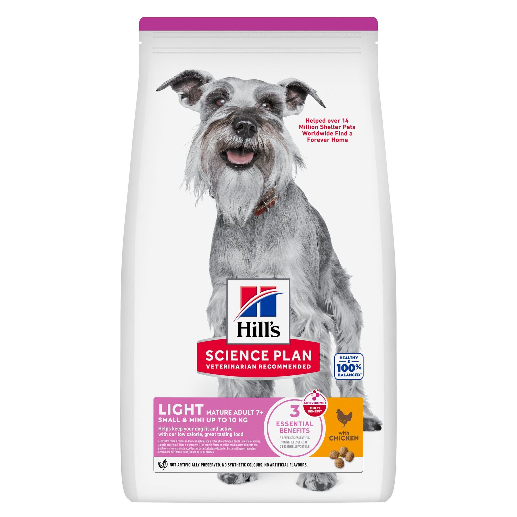 Hill's Science Plan Light Small & Mini Mature Adult Hundefutter mit Huhn
