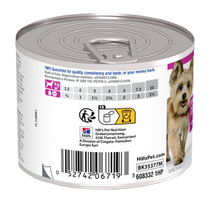 Hill's Science Plan Small & Mini Mature Adult Mousse für Hunde mit Rindfleisch