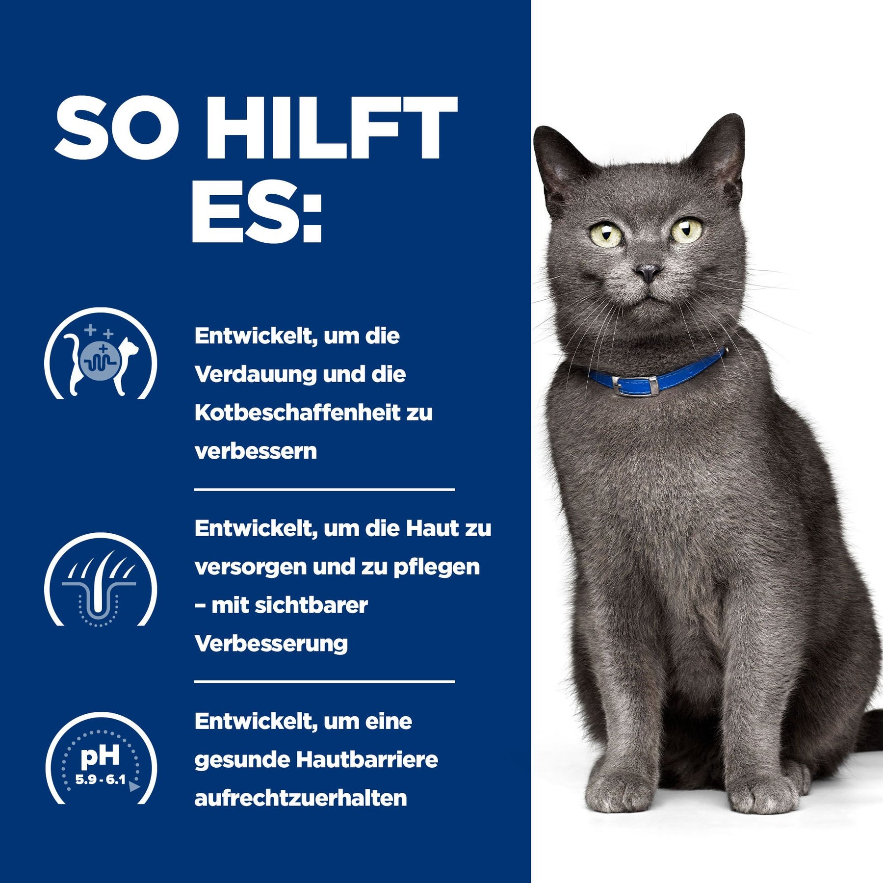 Hill's Prescription Diet d/d Katzenfutter mit Ente und grünen Erbsen