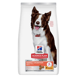 Hill's Science Plan Perfect Digestion Medium Adult Hundefutter mit Huhn & braunem Reis