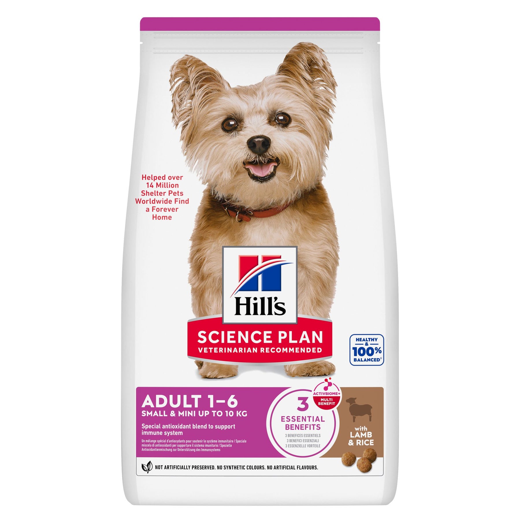 Hill's Science Plan Small & Mini Adult Hundefutter mit Lamm & Reis