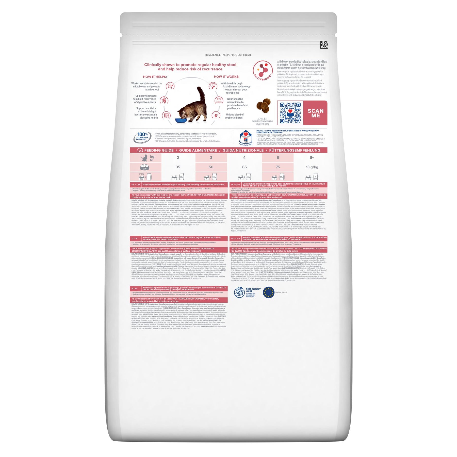 Hill's PRESCRIPTION DIET Gastrointestinal Biome Aliment pour Chat