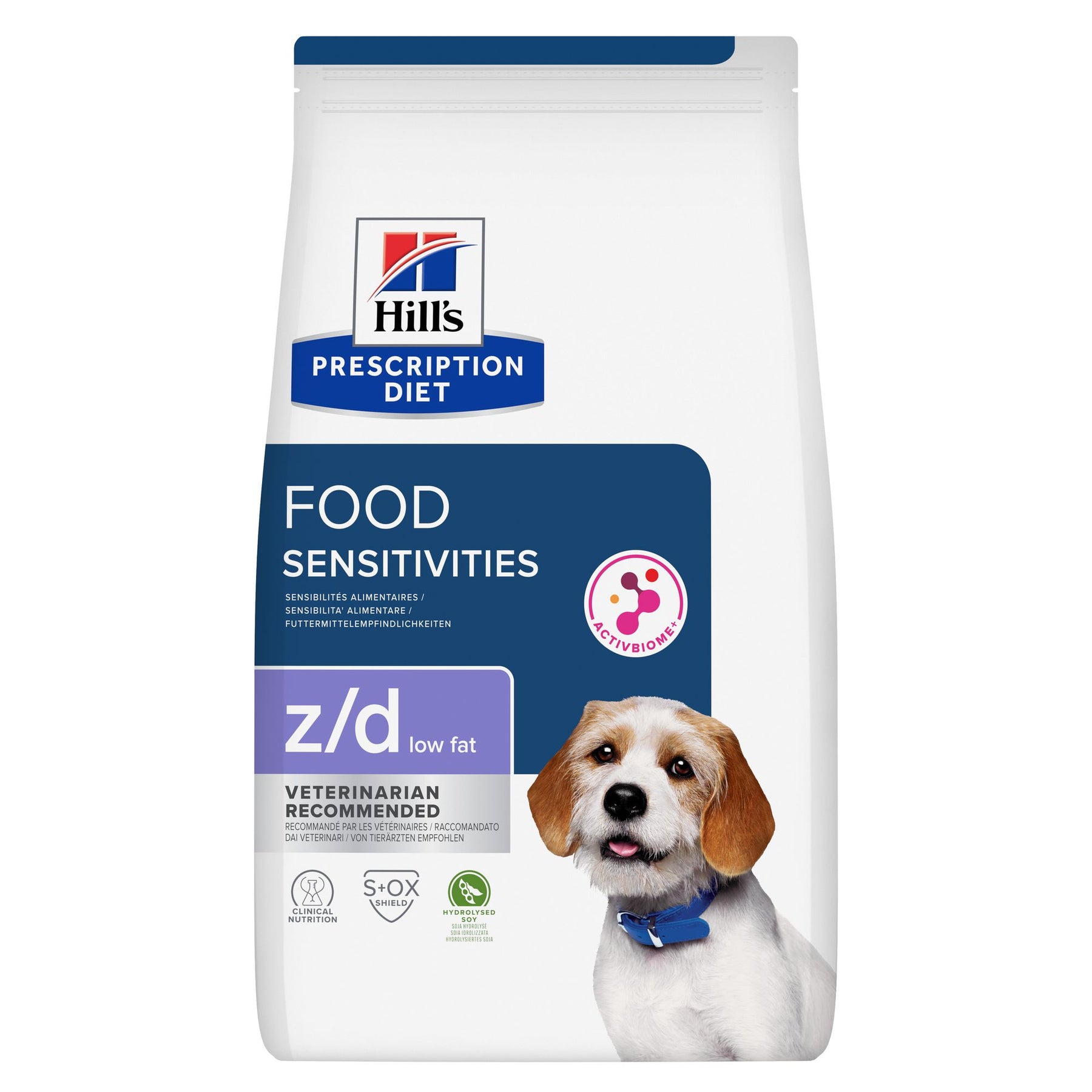 Hill's Prescription Diet z/d Low fat croquettes pour chien au soja hydrolysé