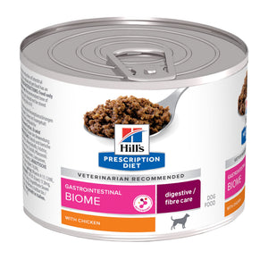 Hill's PRESCRIPTION DIET Gastrointestinal Biome Pâtée pour Chien au Poulet