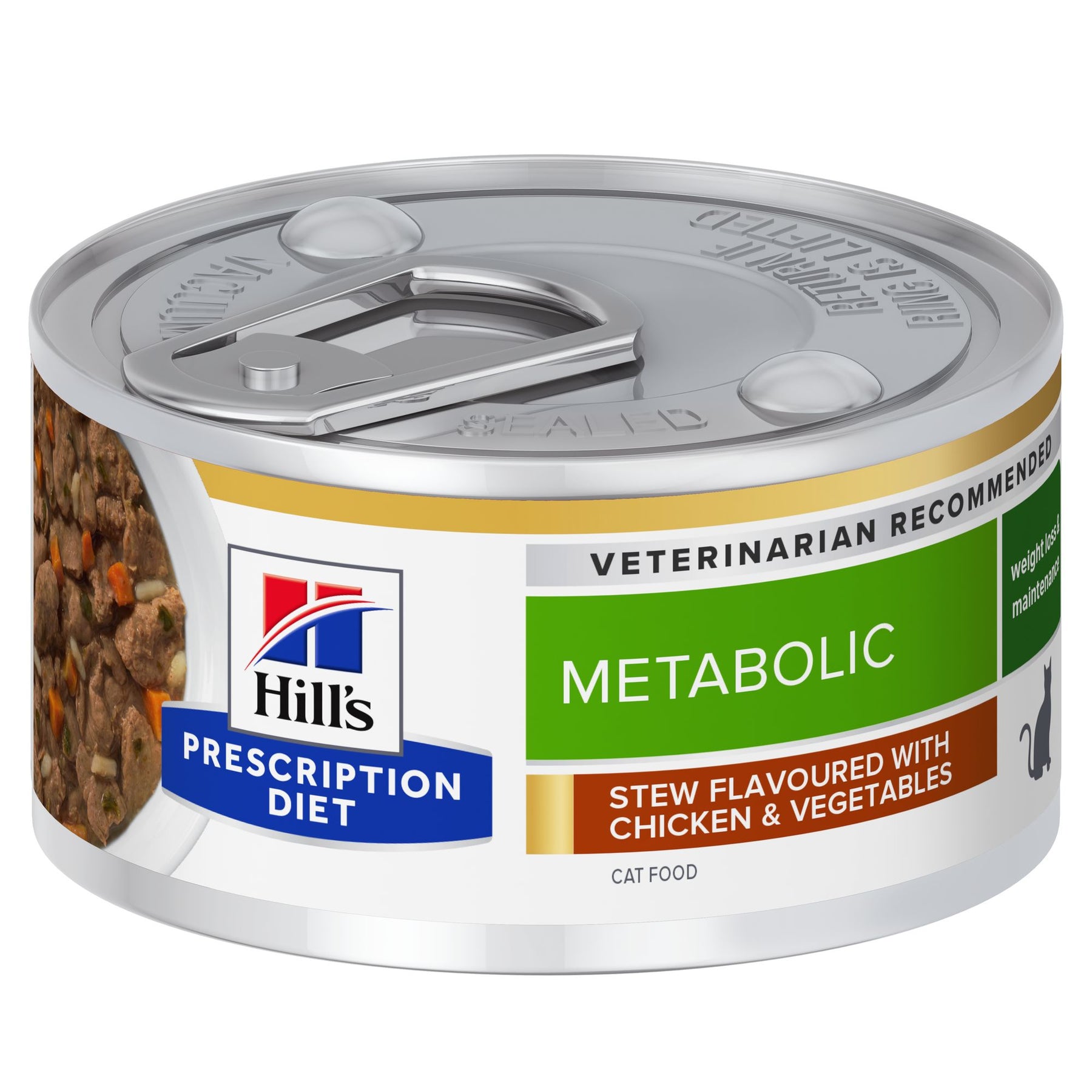 Hill's Prescription Diet Metabolic Ragout für Katzen mit Huhn und zugefügtem Gemüse