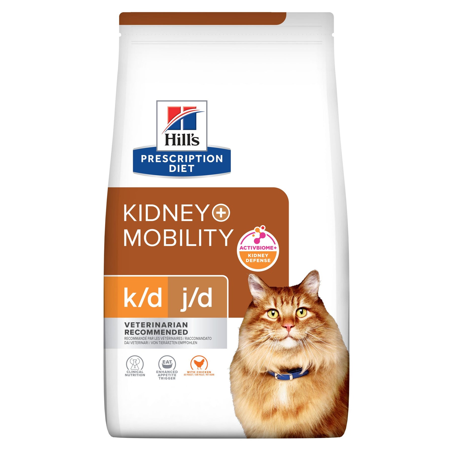 Hill’s Prescription Diet k/d + Mobility Croquettes pour Chat au Poulet