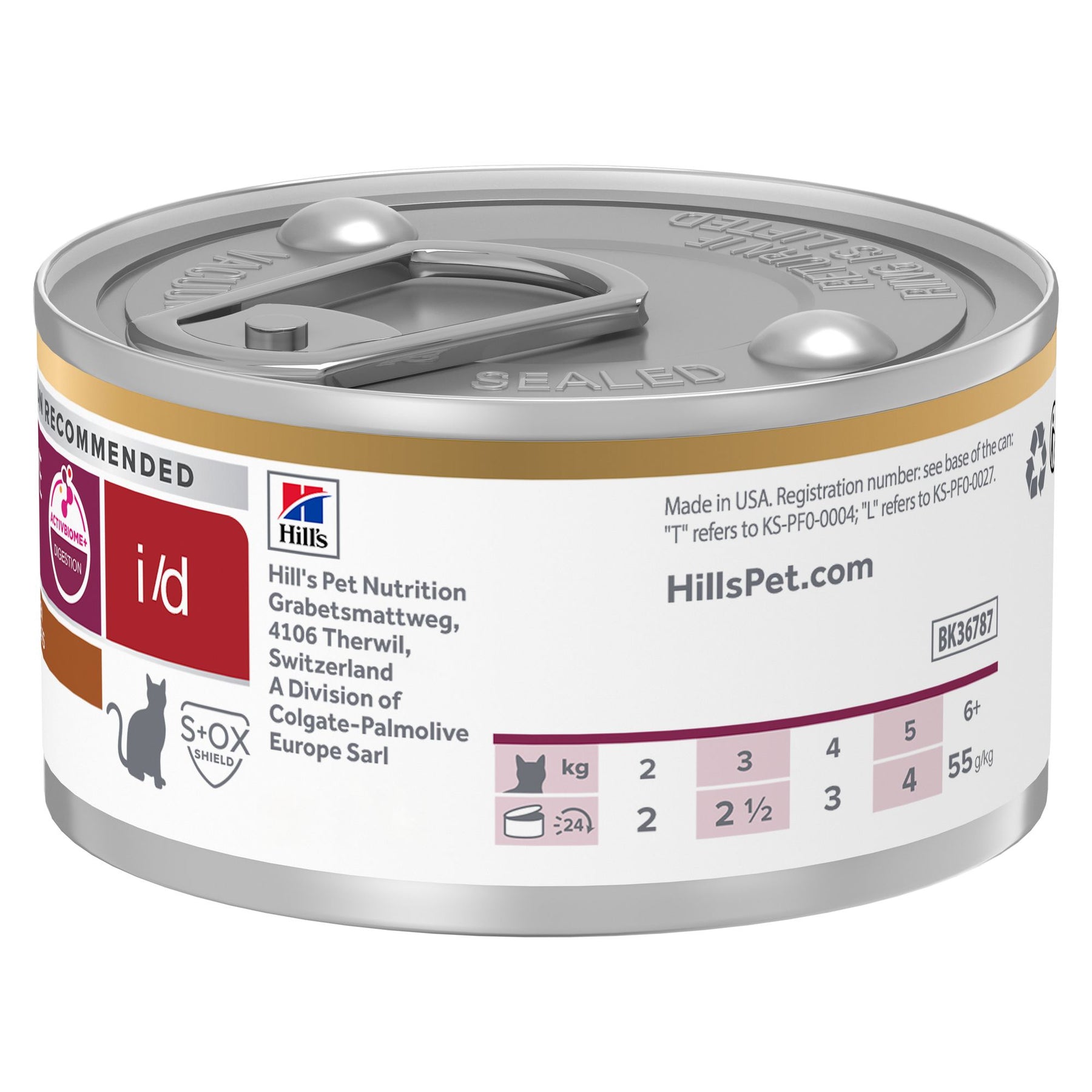 Hill's Prescription Diet i/d Digestive Care Mijoté pour Chat au Poulet & Légumes ajoutés