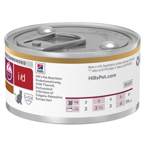 Hill's Prescription Diet i/d Digestive Care Mijoté pour Chat au Poulet & Légumes ajoutés