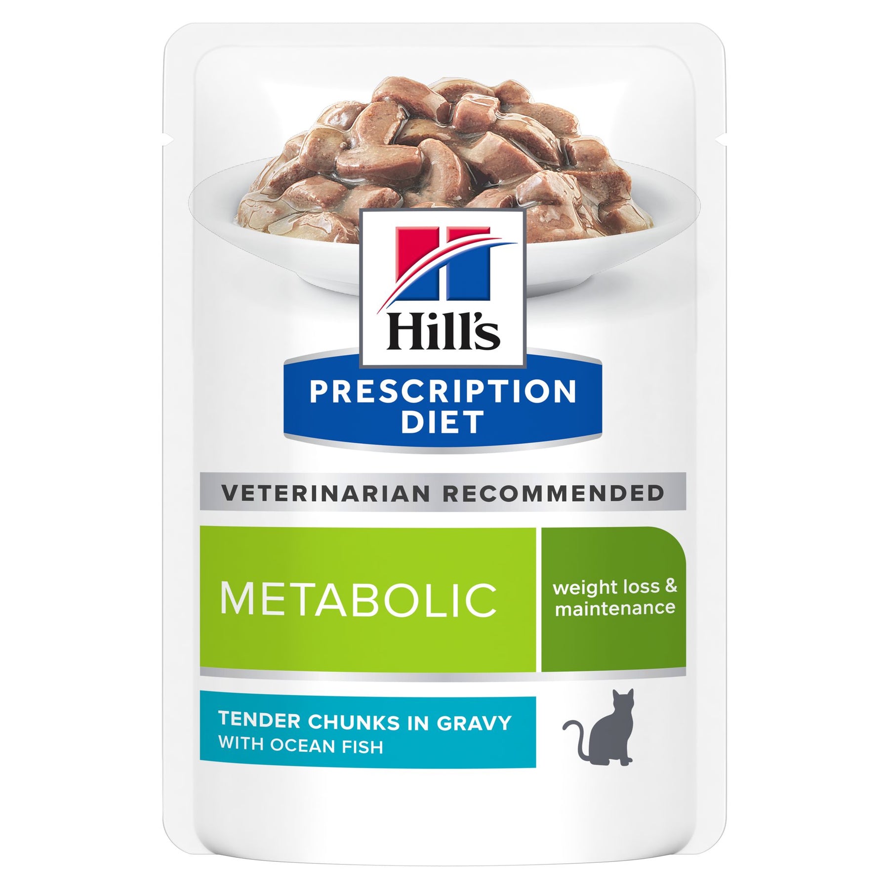 Hill's Prescription Diet Metabolic Nassfutter für Katzen mit Meeresfiscch