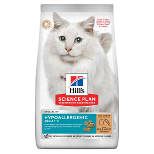 Hill's Science Plan Hypoallergenic - Croquettes pour Chat Adulte à l'Oeuf et aux Protéines d'Insectes