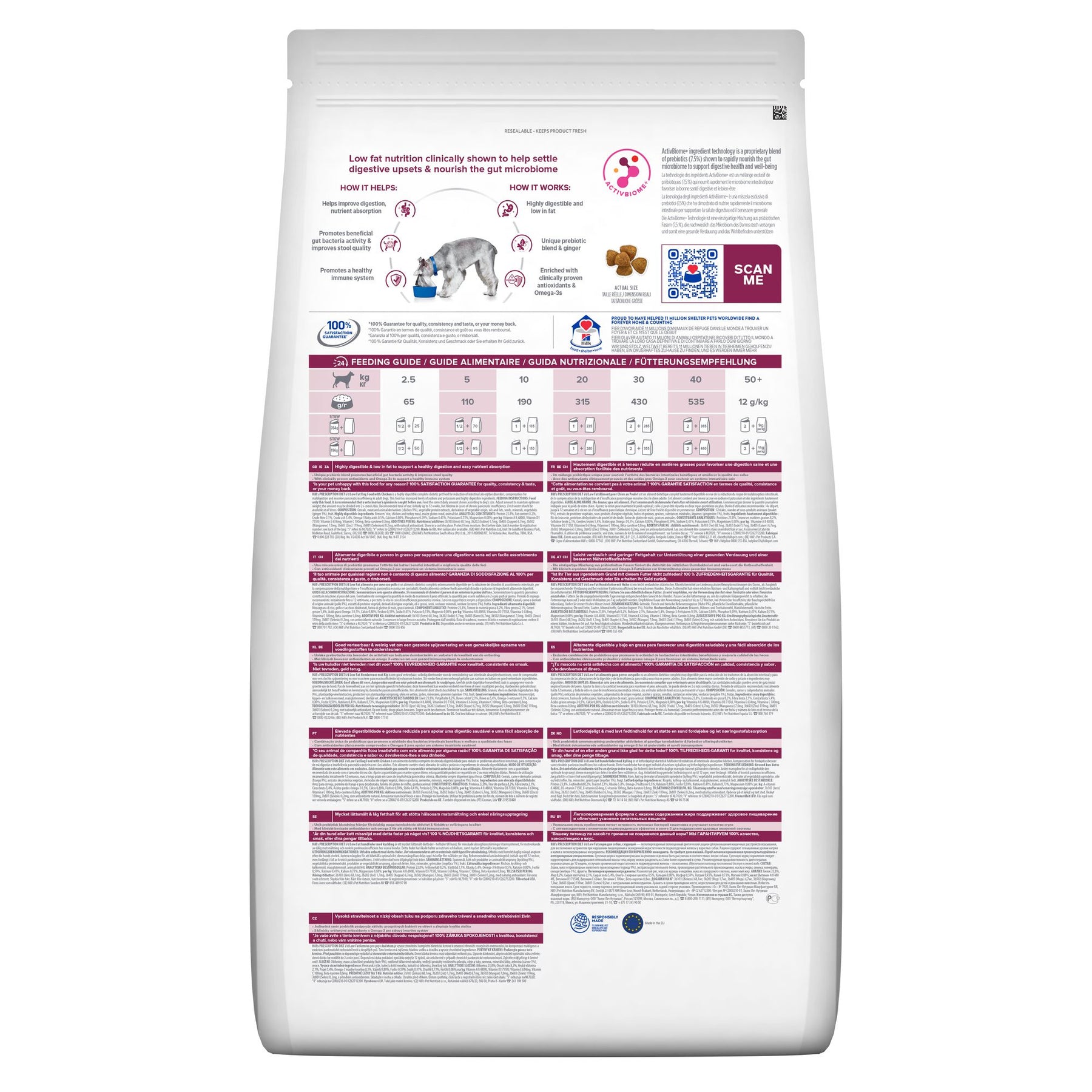 Hill's Prescription Diet i/d Low Fat Hundefutter mit Huhn