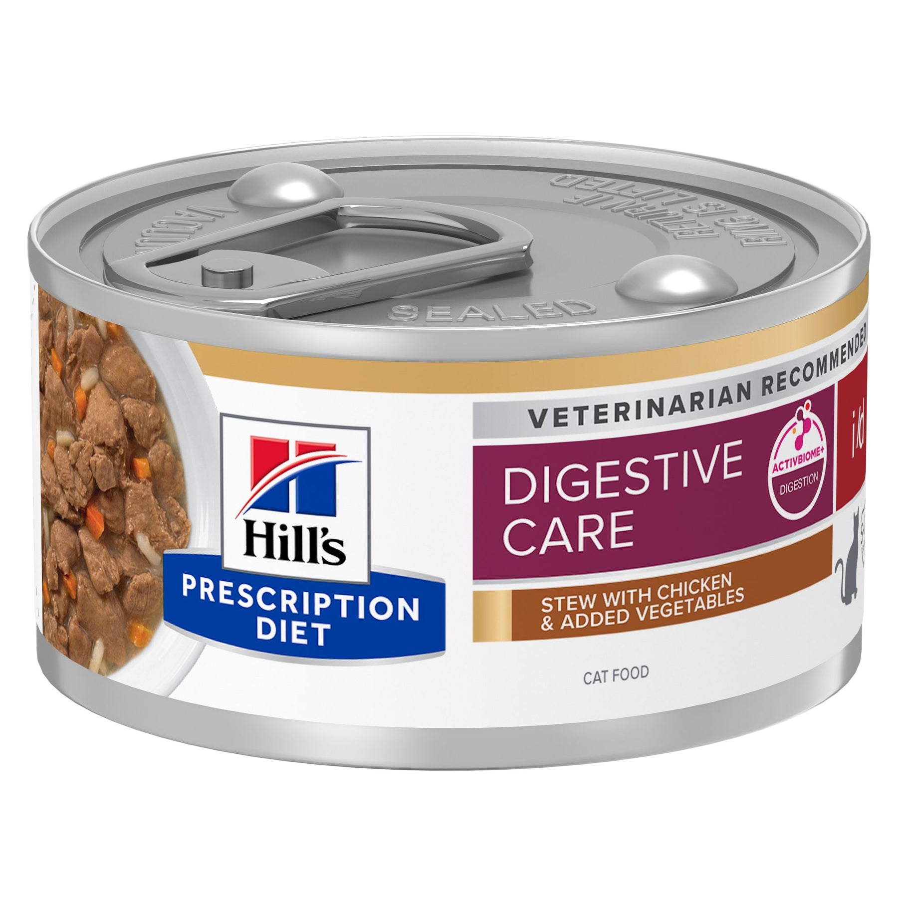 Hill's Prescription Diet i/d Digestive Care Mijoté pour Chat au Poulet & Légumes ajoutés