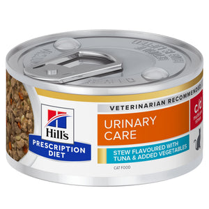 Hill's Prescription Diet c/d Multicare Stress Mijoté pour Chat au goût de Thon & de Légumes