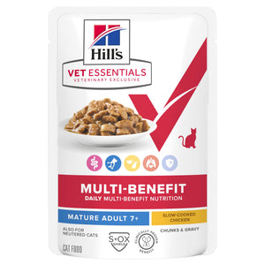 Hill's Vet Essentials MULTI-BENEFIT Mature Adult Katzenfutter mit Huhn