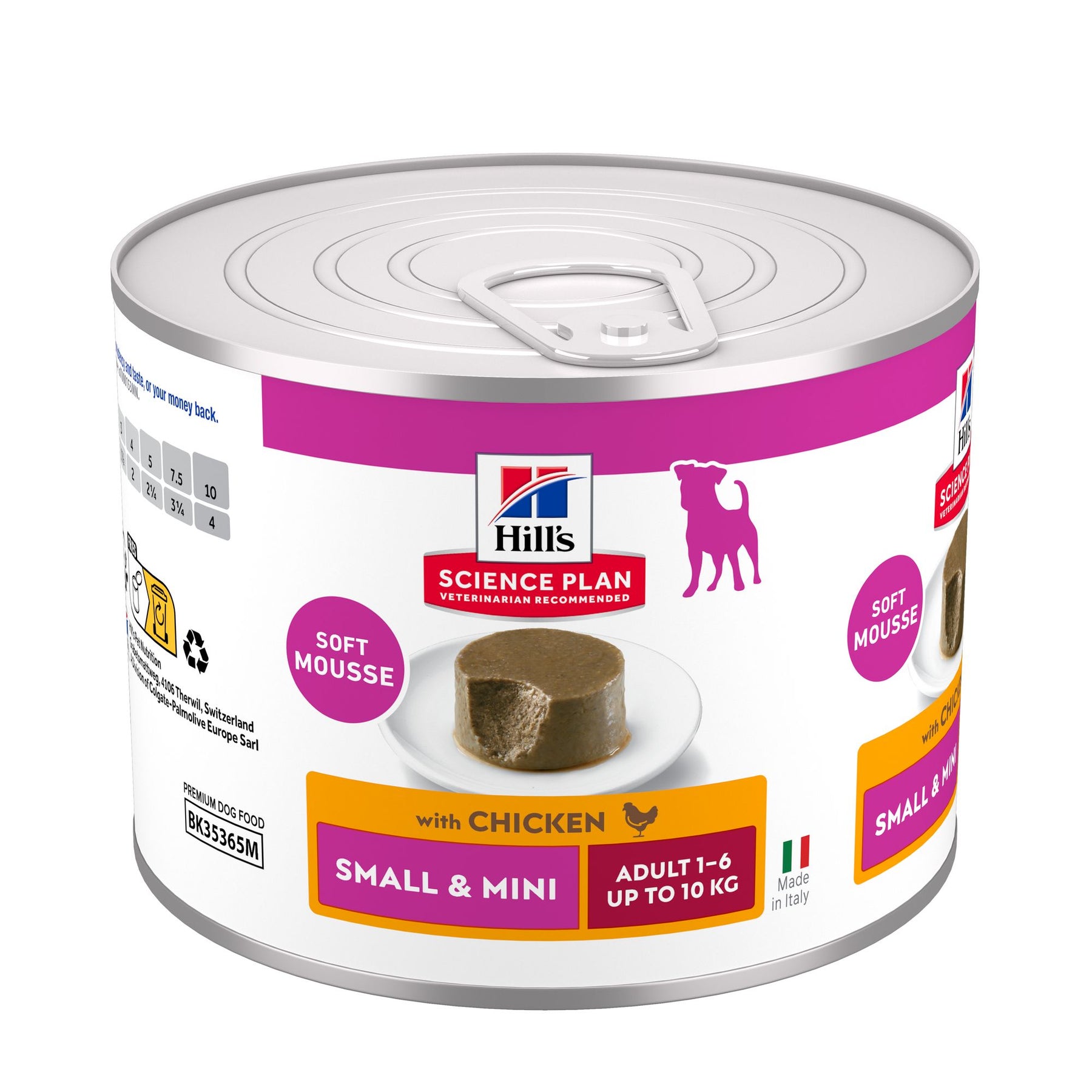 Hill's Science Plan Small & Mini - Mousse pour Chien Adulte - Petite et très Petite Race  - au Poulet