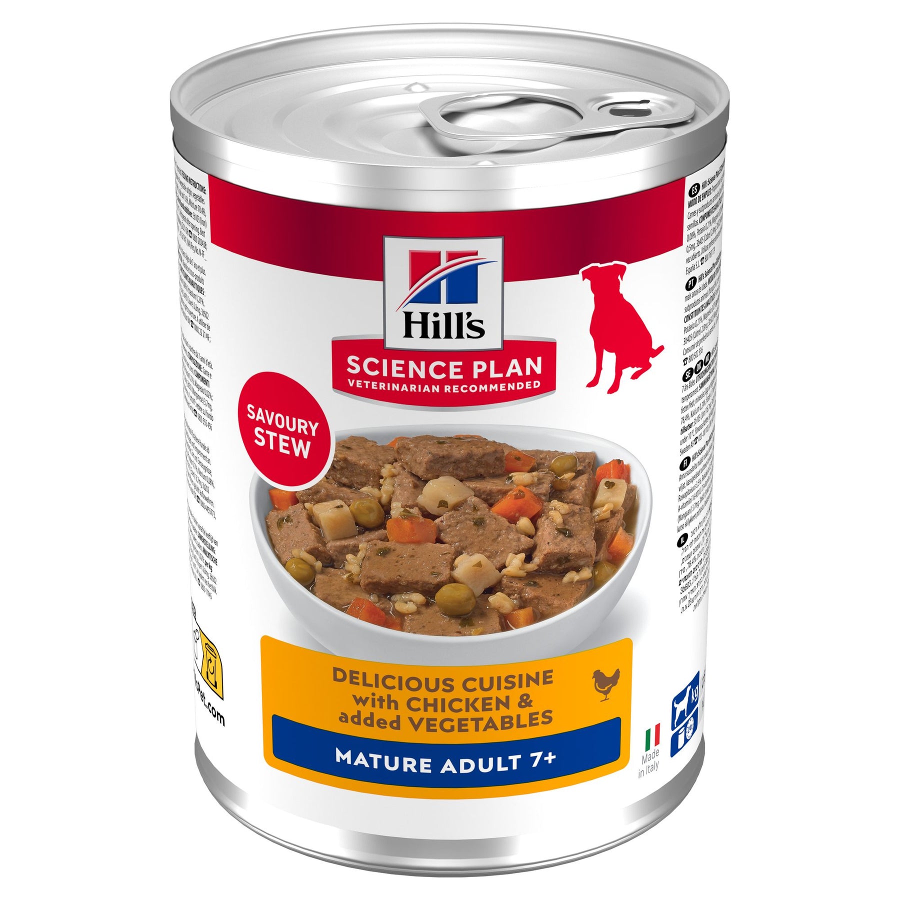 Hill's Science Plan Mature Adult Ragout für Hunde mit Huhn und zugefügtem Gemüse