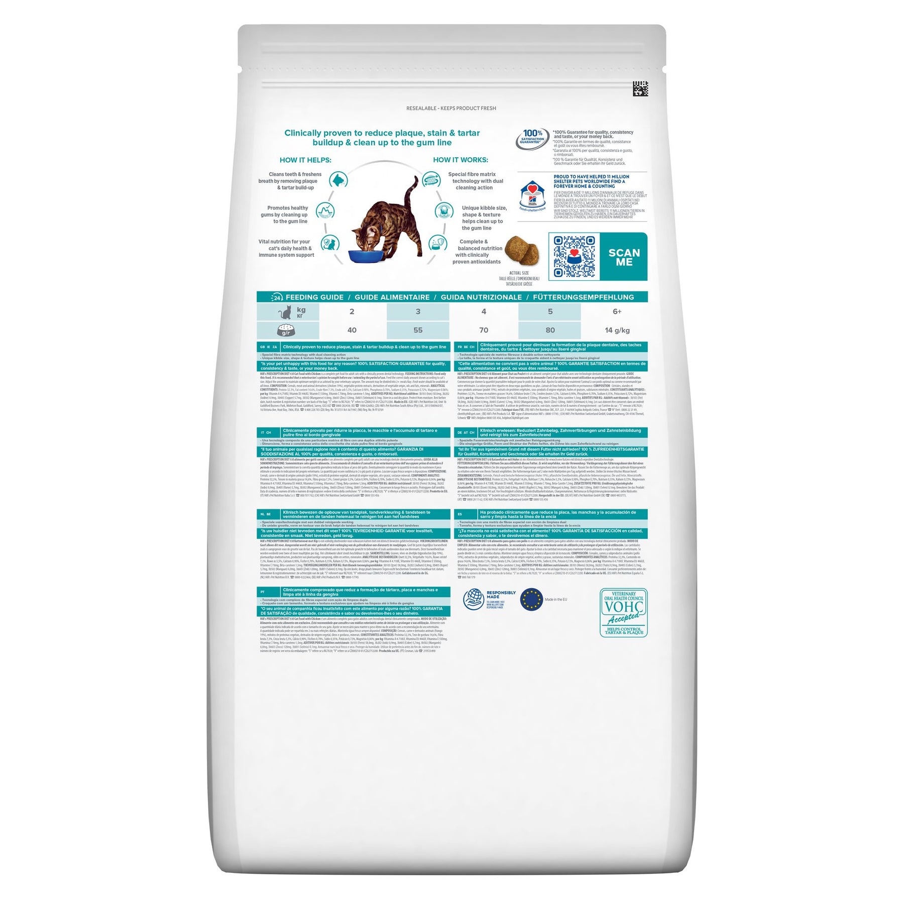 Hill's Prescription Diet t/d Aliment pour Chat