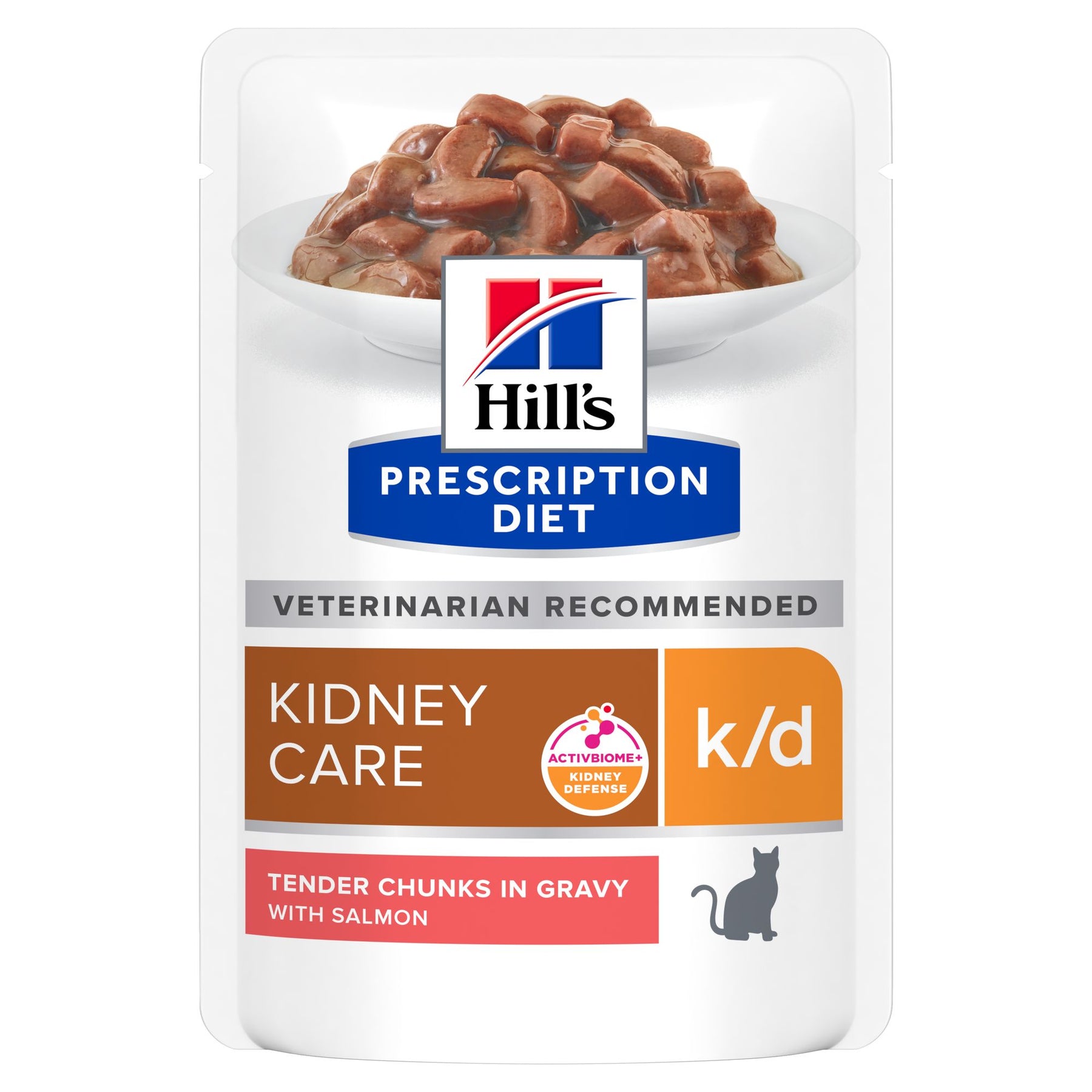 Hill’s Prescription Diet k/d Sachet Repas pour Chat au Saumon