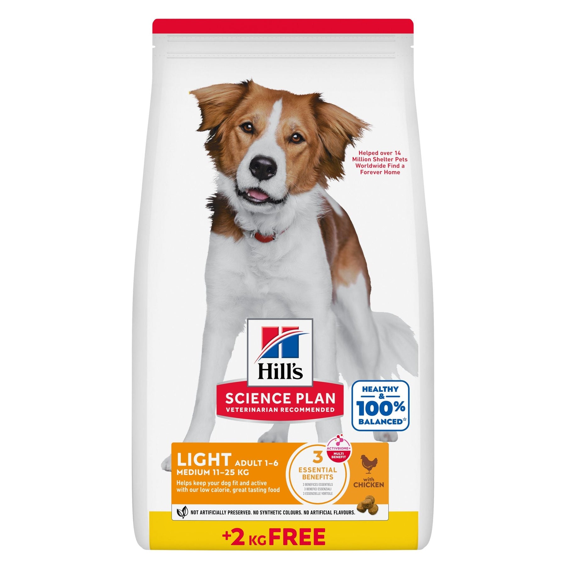 Hill's Science Plan Light Medium Adult Hundefutter mit Huhn
