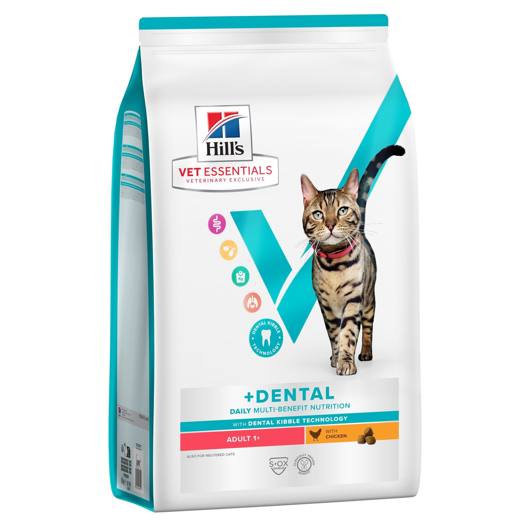 Hill's Vet Essentials MULTI-BENEFIT + Dental Adult 1+ Katzenfutter mit Huhn
