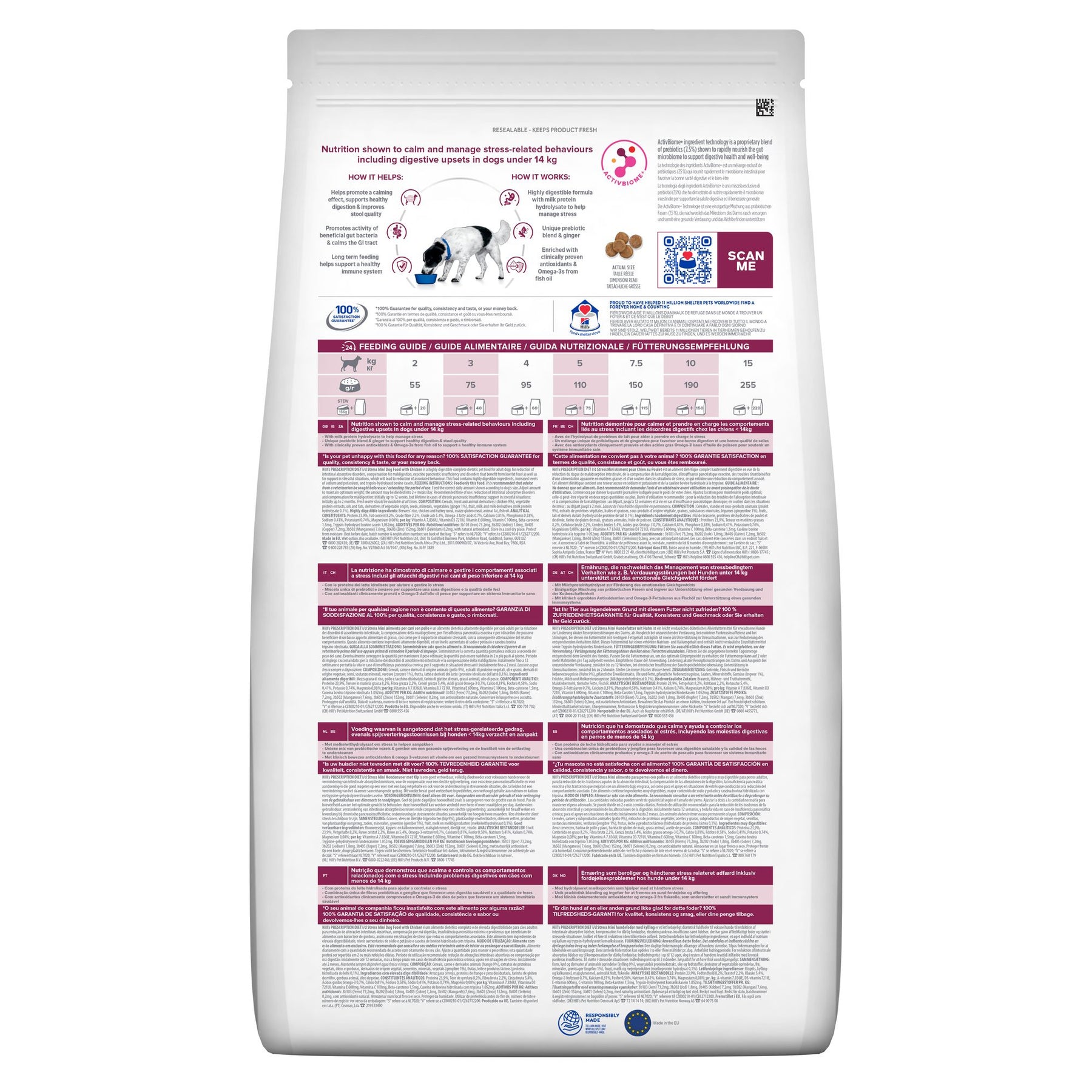 Hill's Prescription Diet i/d Stress Mini Hundefutter mit Huhn