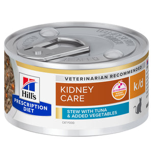 Hill's Prescription Diet k/d Ragout für Katzen mit Thunfisch und zugefügtem Gemüse