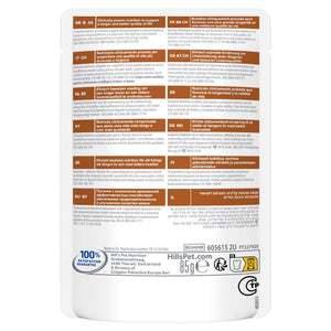 Hill’s Prescription Diet k/d Sachet Repas pour Chat au Poulet