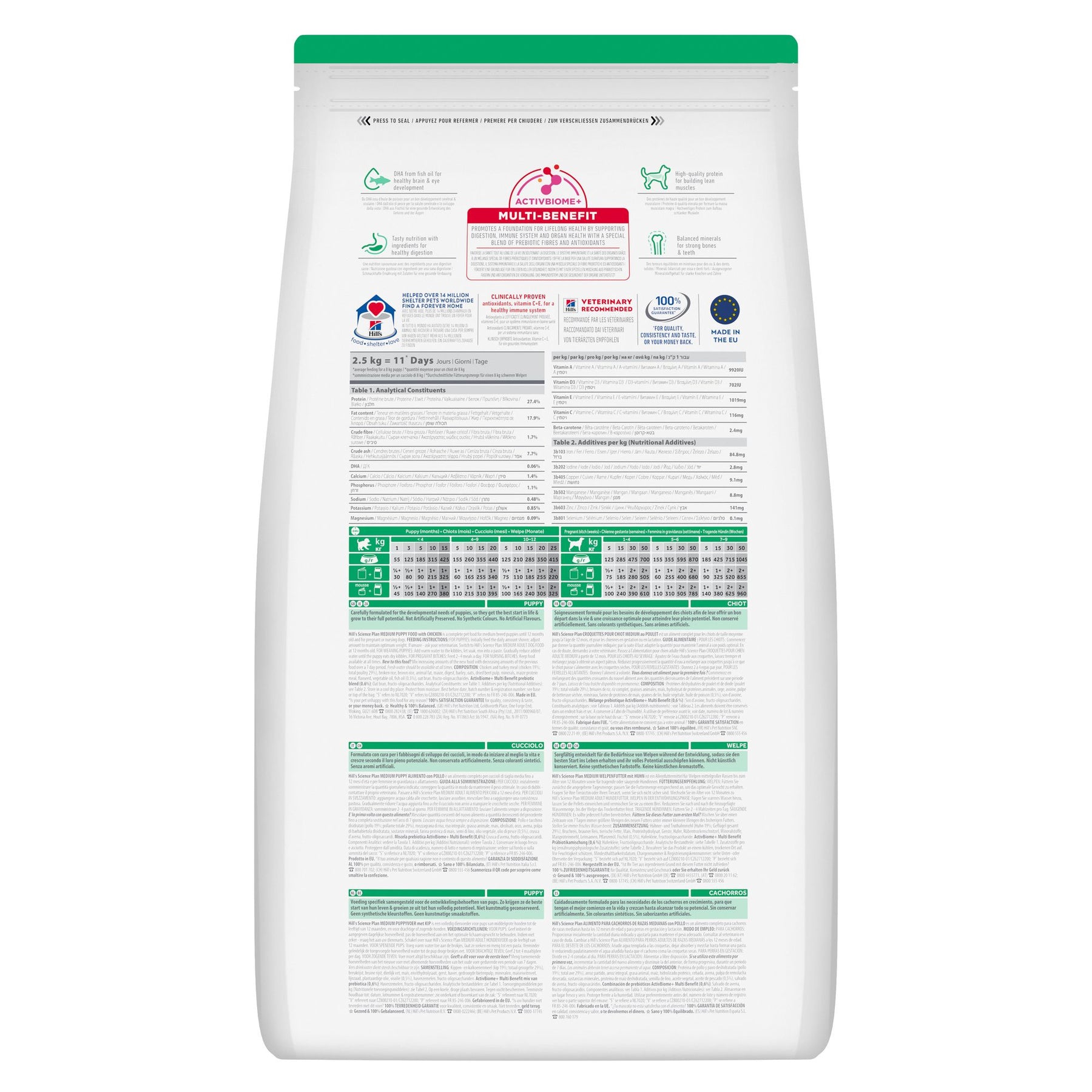 Hill's Science Plan Medium Puppy Welpenfutter mit Huhn