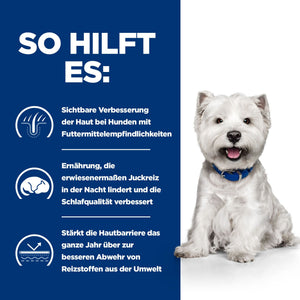 Hill's Prescription Diet Derm Complete Mini Hundefutter mit Ei