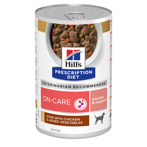Hill's Prescription Diet On-Care Ragout für Hunde mit Huhn und zugefügtem Gemüse