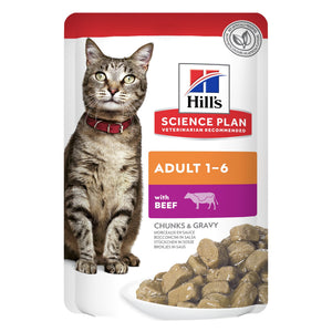 Hill's Science Plan Adult Katzenfutter mit Rind