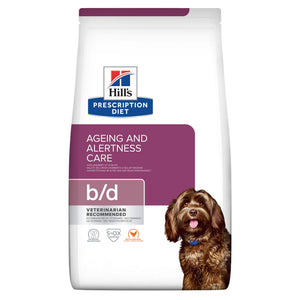 b/d Trockenfutter für Hunde mit Huhn Packshot