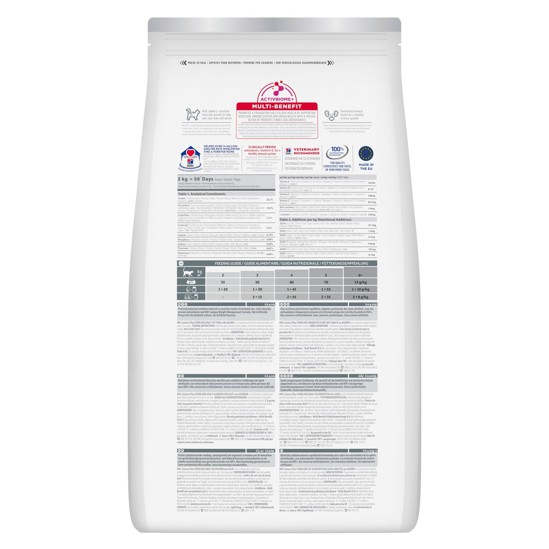Hill's Science Plan Sterilised Adult Katzenfutter mit Lachs