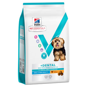 Hill's VET ESSENTIALS MULTI-BENEFIT + DENTAL Croquettes pour Chien Adulte 1+ Small & Mini au Poulet