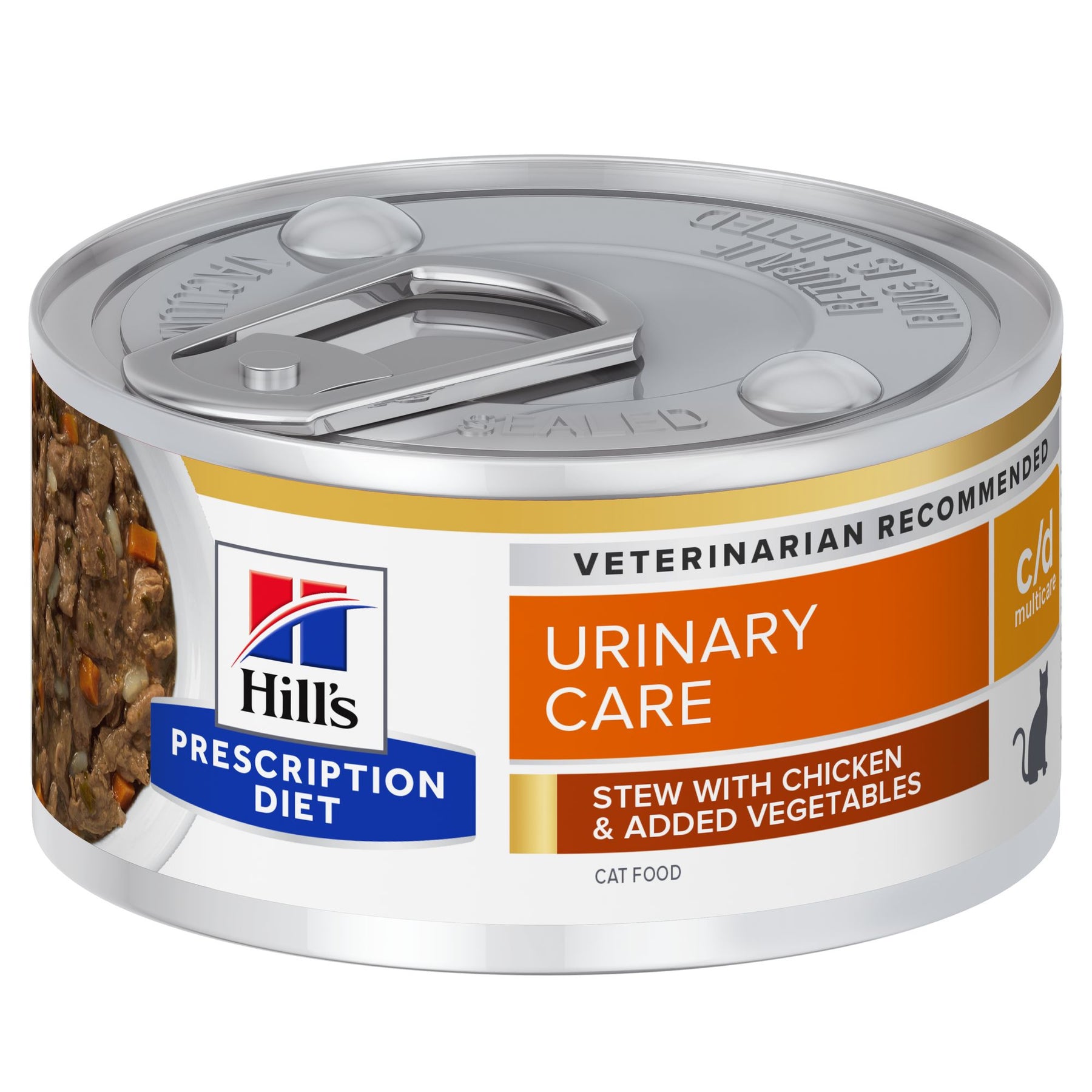 Hill's Prescription Diet c/d Multicare Ragout für Katzen mit Huhn und zugefügtem Gemüse
