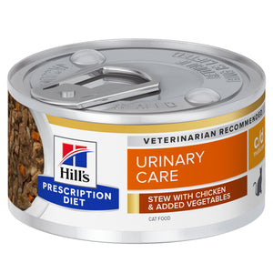 Hill's Prescription Diet c/d Multicare Ragout für Katzen mit Huhn und zugefügtem Gemüse