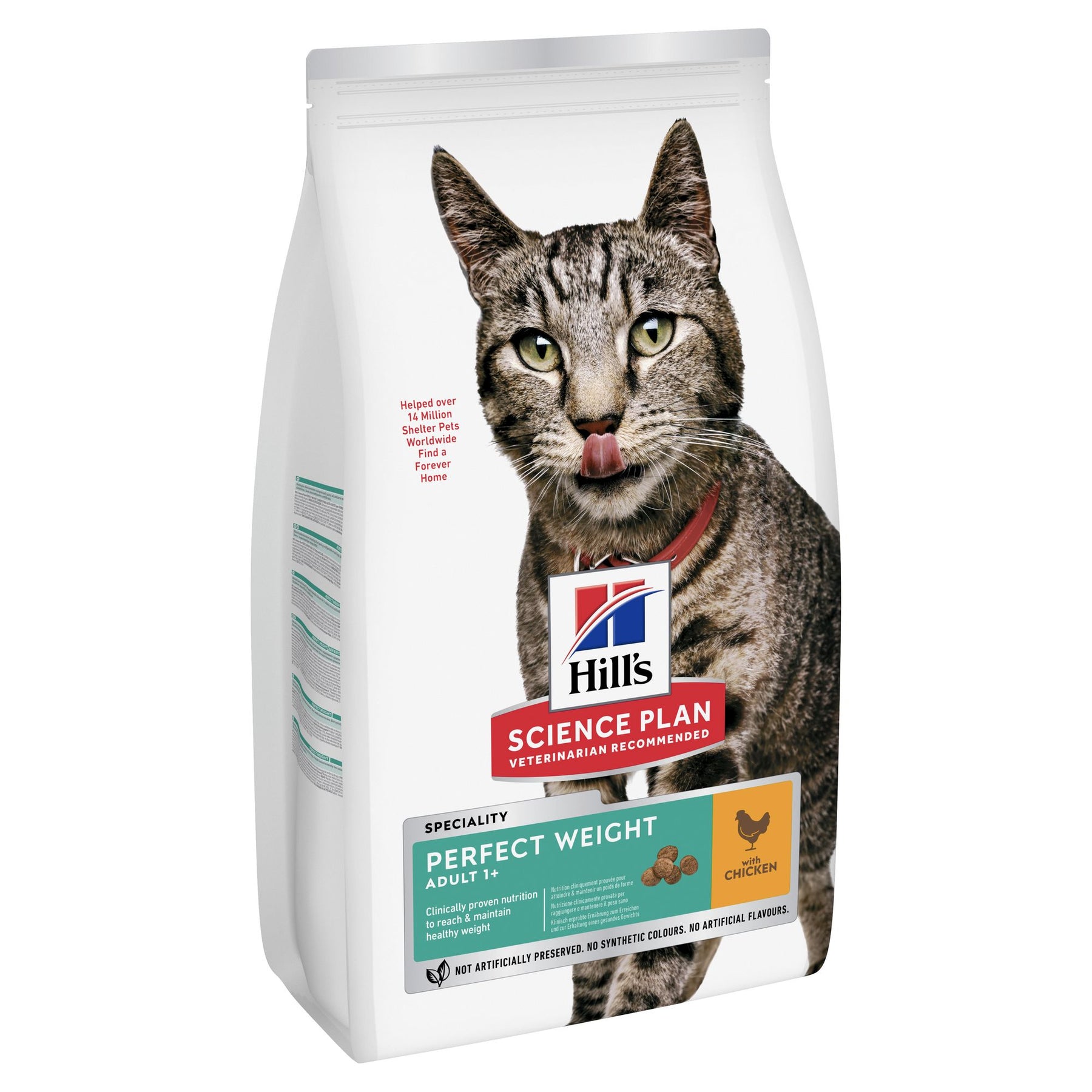 Hill's Science Plan Perfect Weight - Croquettes pour Chat Adulte - au Poulet