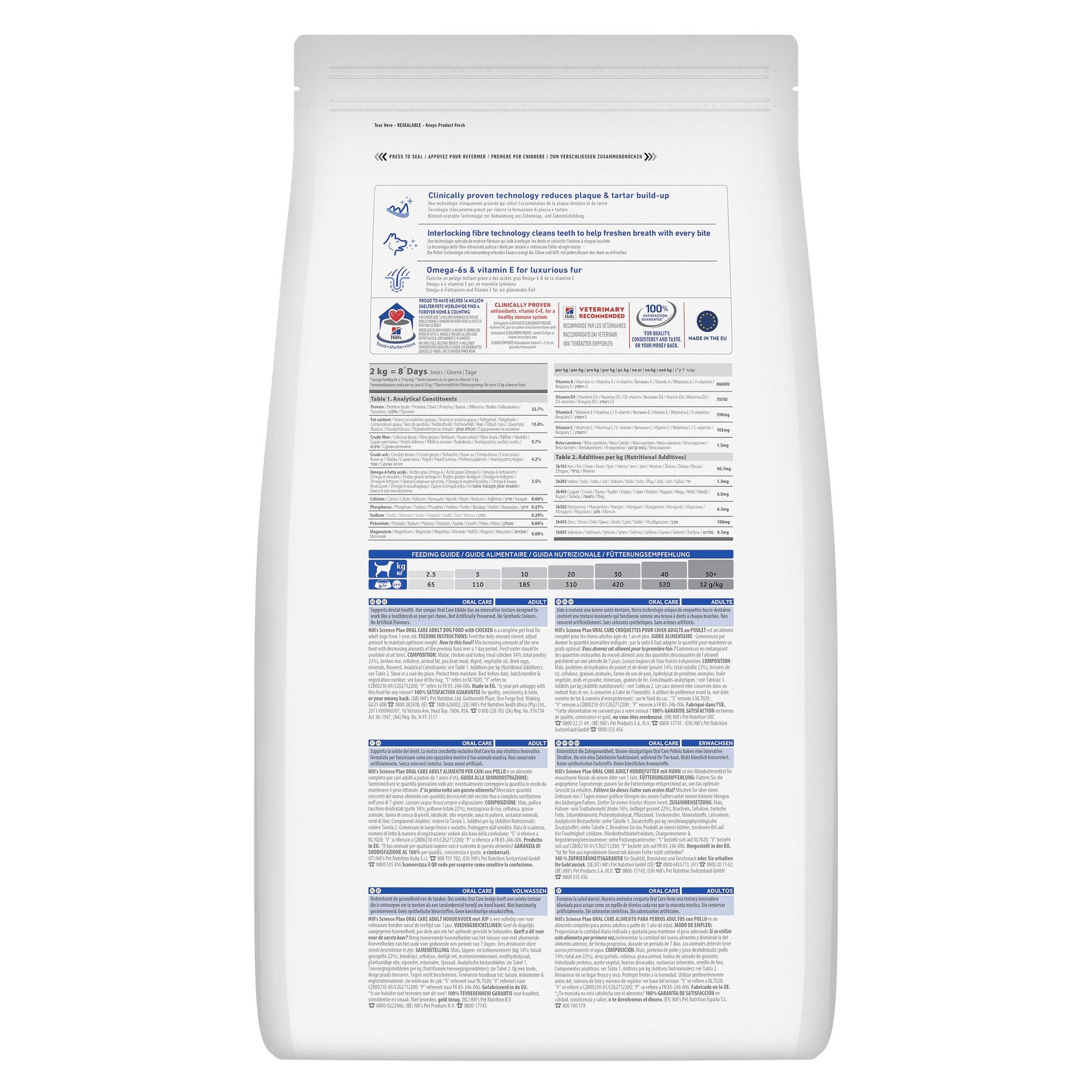 Hill's Science Plan Oral Care Adult Hundefutter mit Huhn