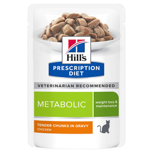 Hill's PRESCRIPTION DIET Metabolic Sachet Repas pour Chat