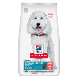 Hill’s Science Plan Hypoallergenic - Croquettes pour Chien Adulte - Moyenne Race - au Saumon