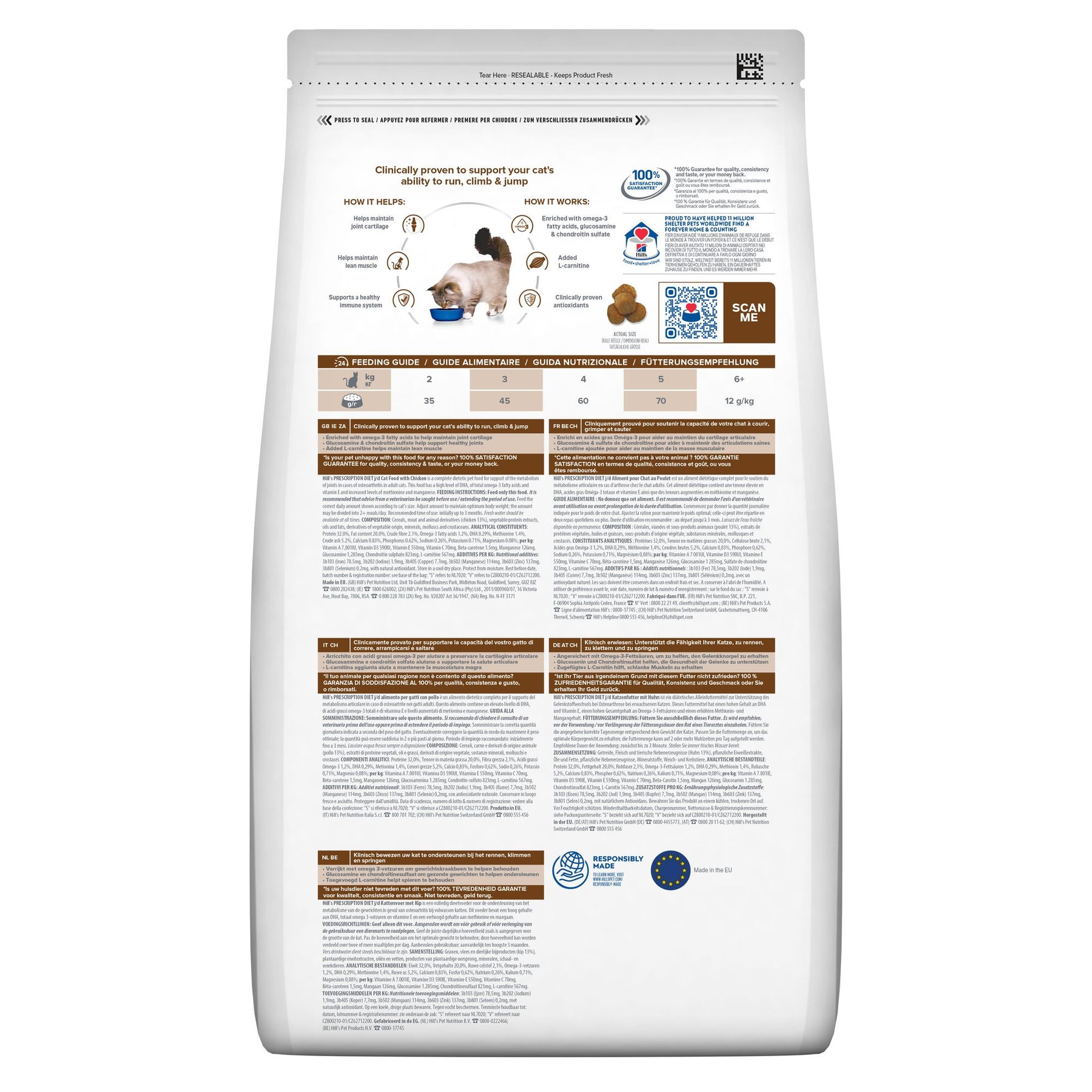 Hill's PRESCRIPTION DIET j/d Aliment pour Chat
