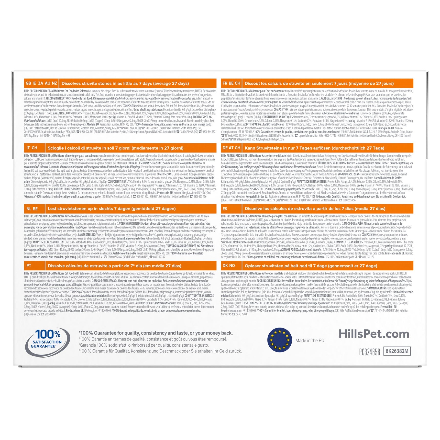 Hill's Prescription Diet c/d Multicare Katzenfutter mit Lachs