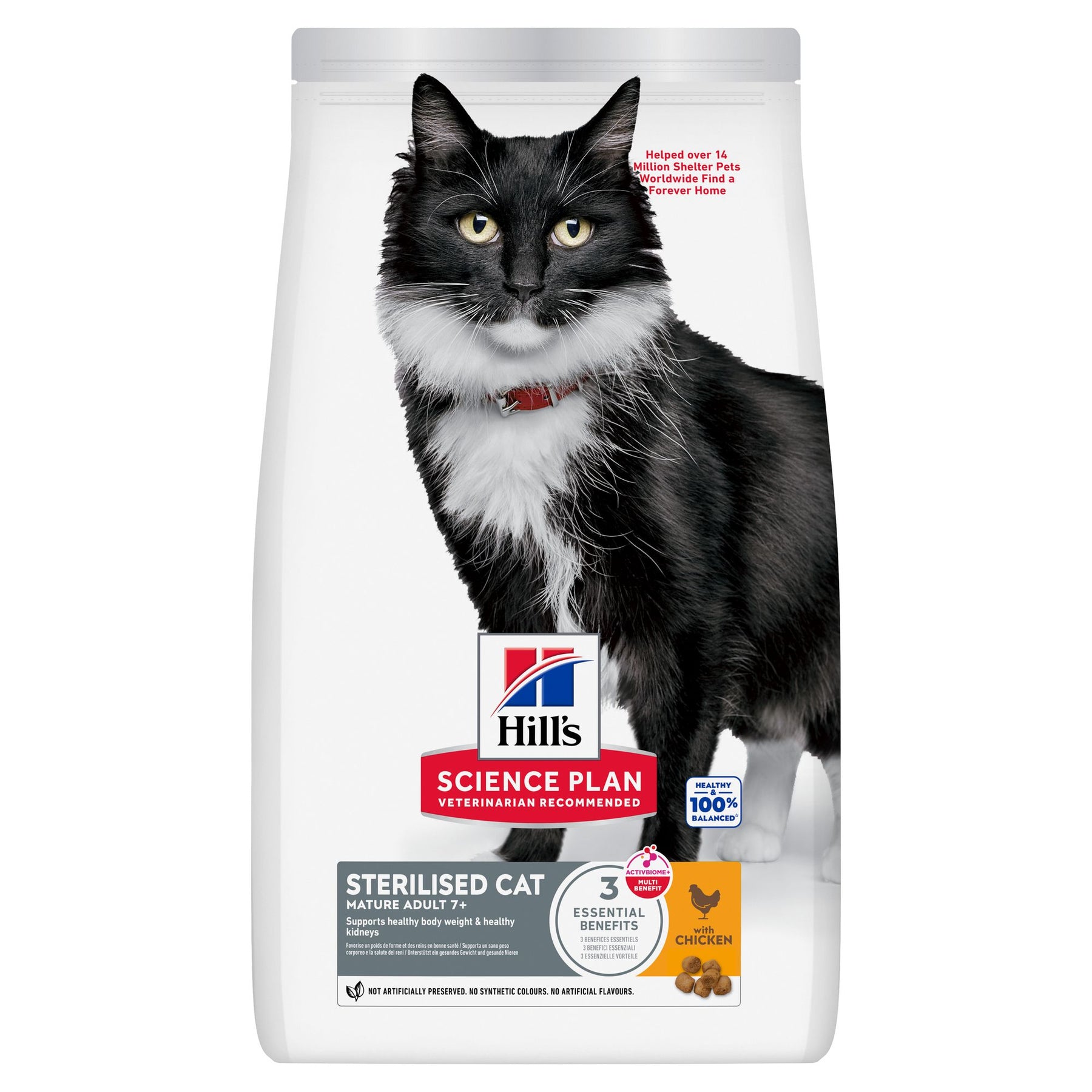 Hill's Science Plan Sterilised Mature Adult Katzenfutter mit Huhn