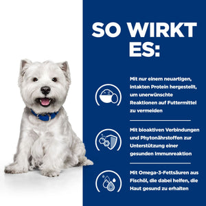Hill's Prescription Diet Derm Complete Mini Hundefutter mit Ei